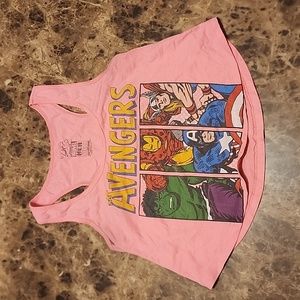 Avengers Crop Top Size XS